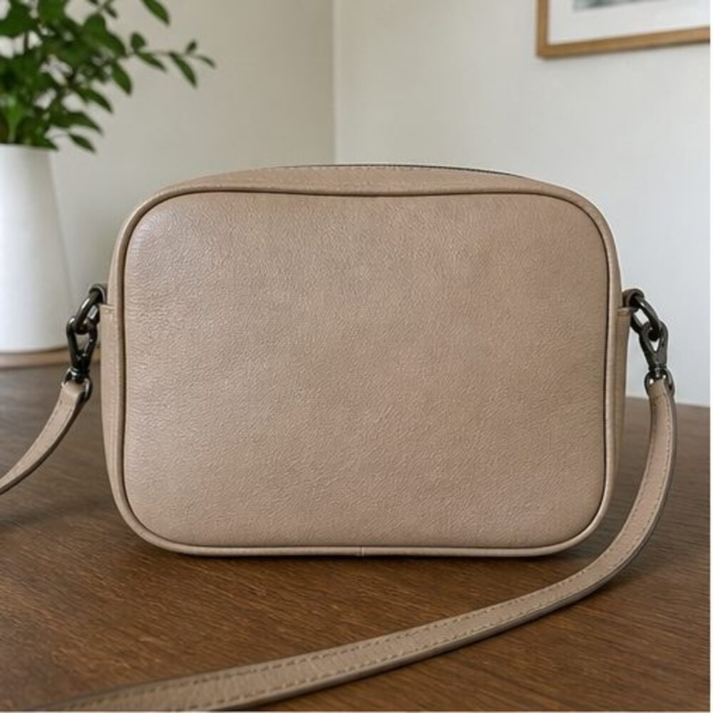 Sand Faux Leather Bag